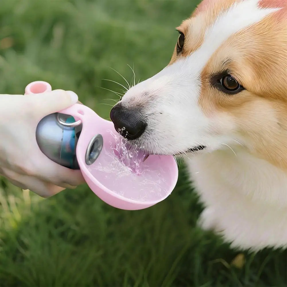 AquaOrb™ Portable Pet Water Bottle & Travel Bowl